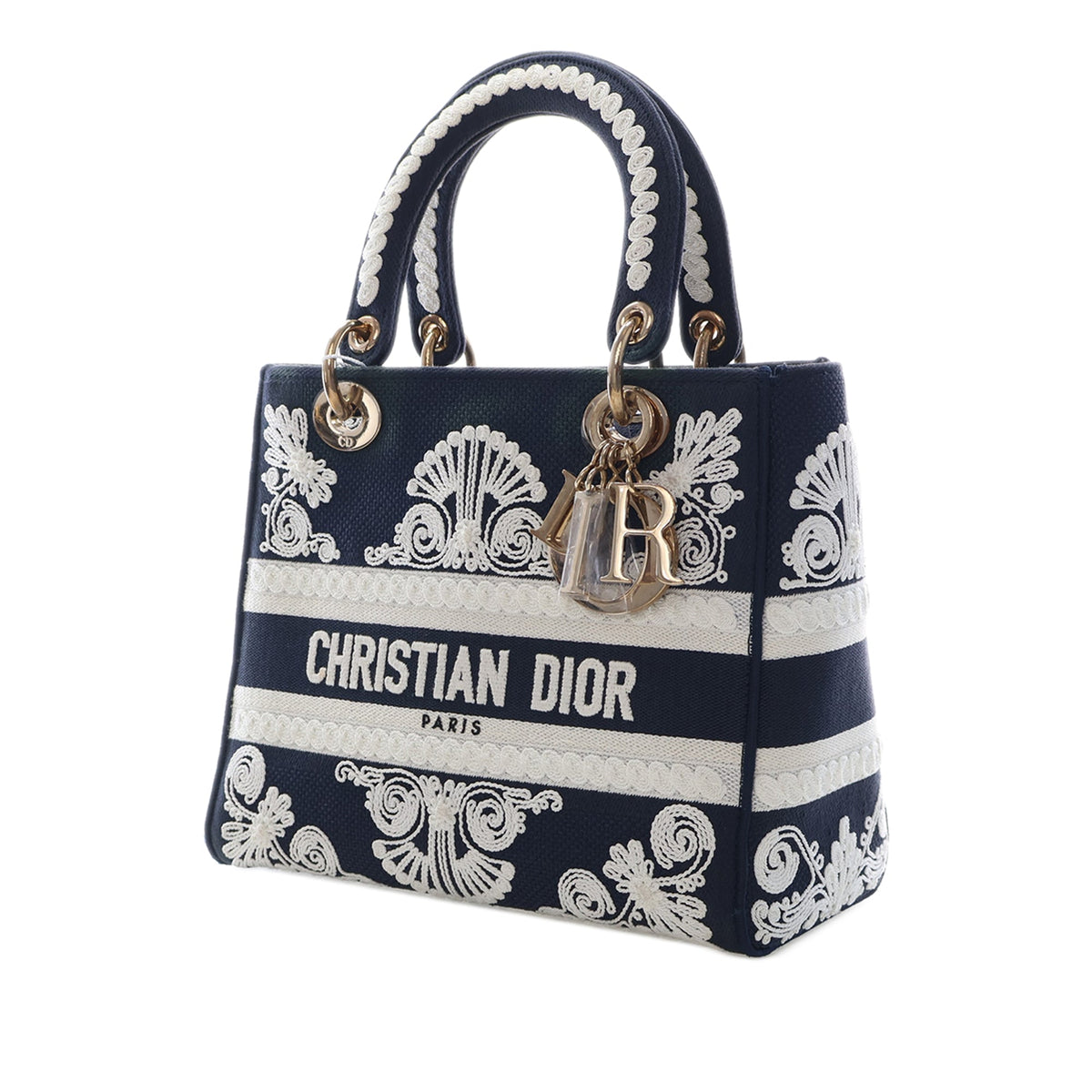 Dior Medium Embroidered Canvas Cornely Lady D Lite
