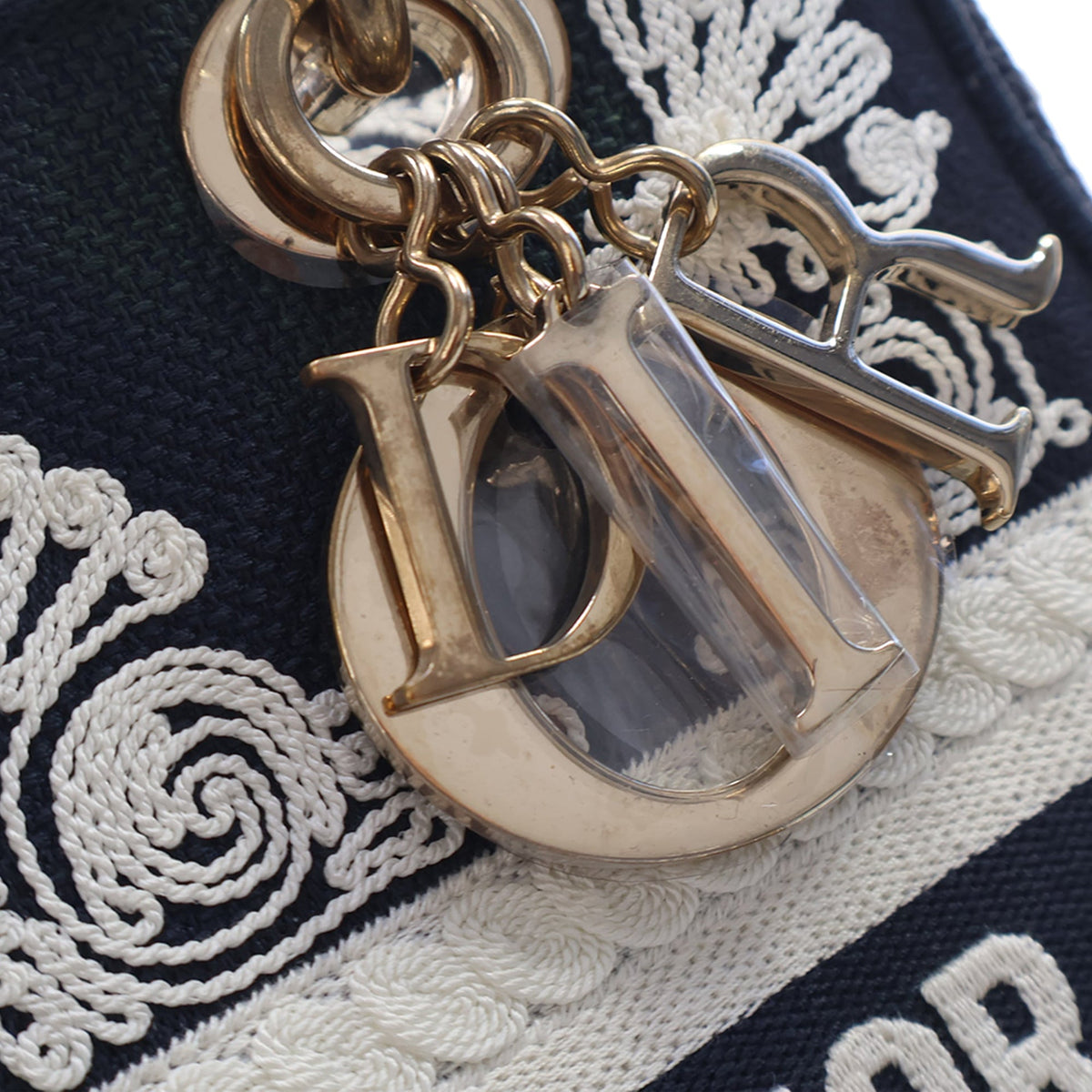 Dior Medium Embroidered Canvas Cornely Lady D Lite