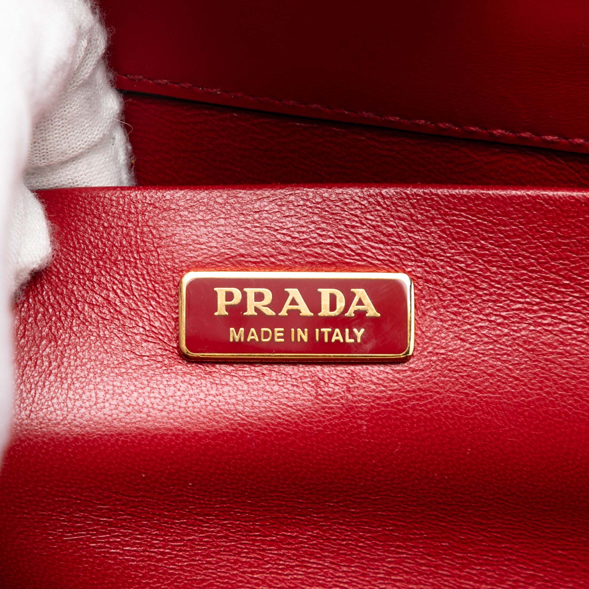 Prada Saffiano and City Calf Light Frame Crossbody