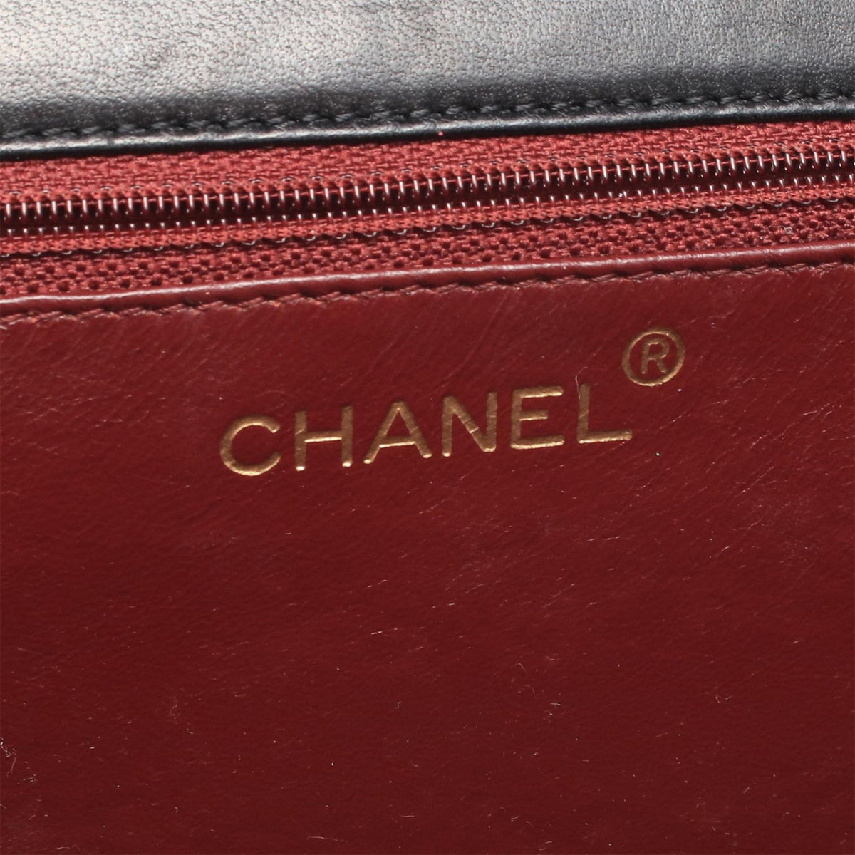 Chanel Quilted Lambskin Single Flap — Black