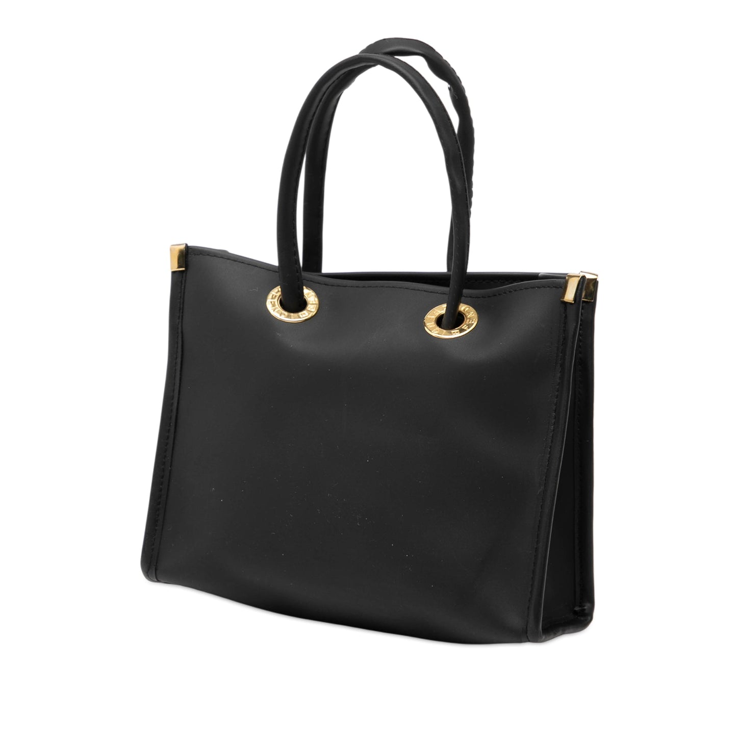 Fendi Mini Rubber FF Logo Shopper Tote