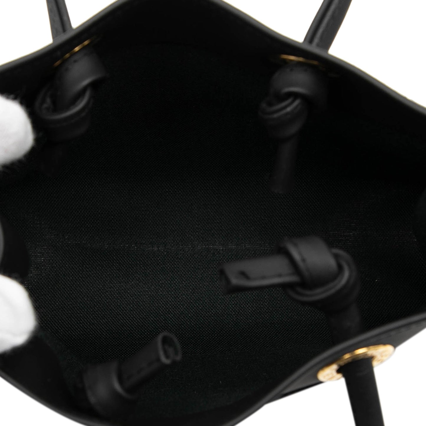 Fendi Mini Rubber FF Logo Shopper Tote