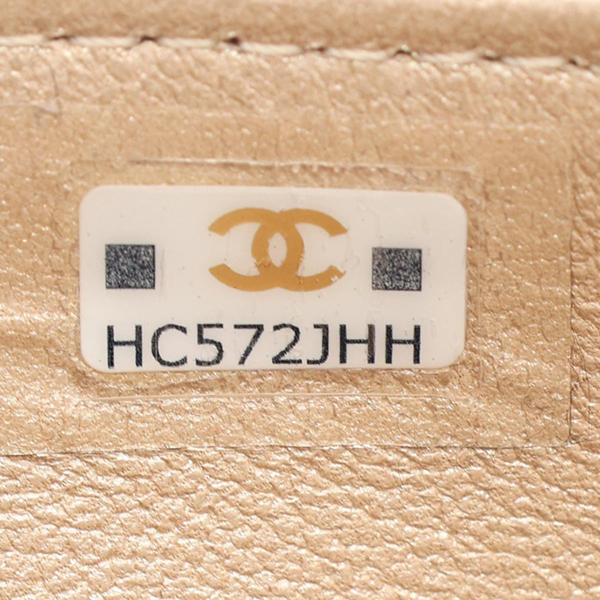 Chanel CC Quilted Patent Frame Flap Clutch with Chain