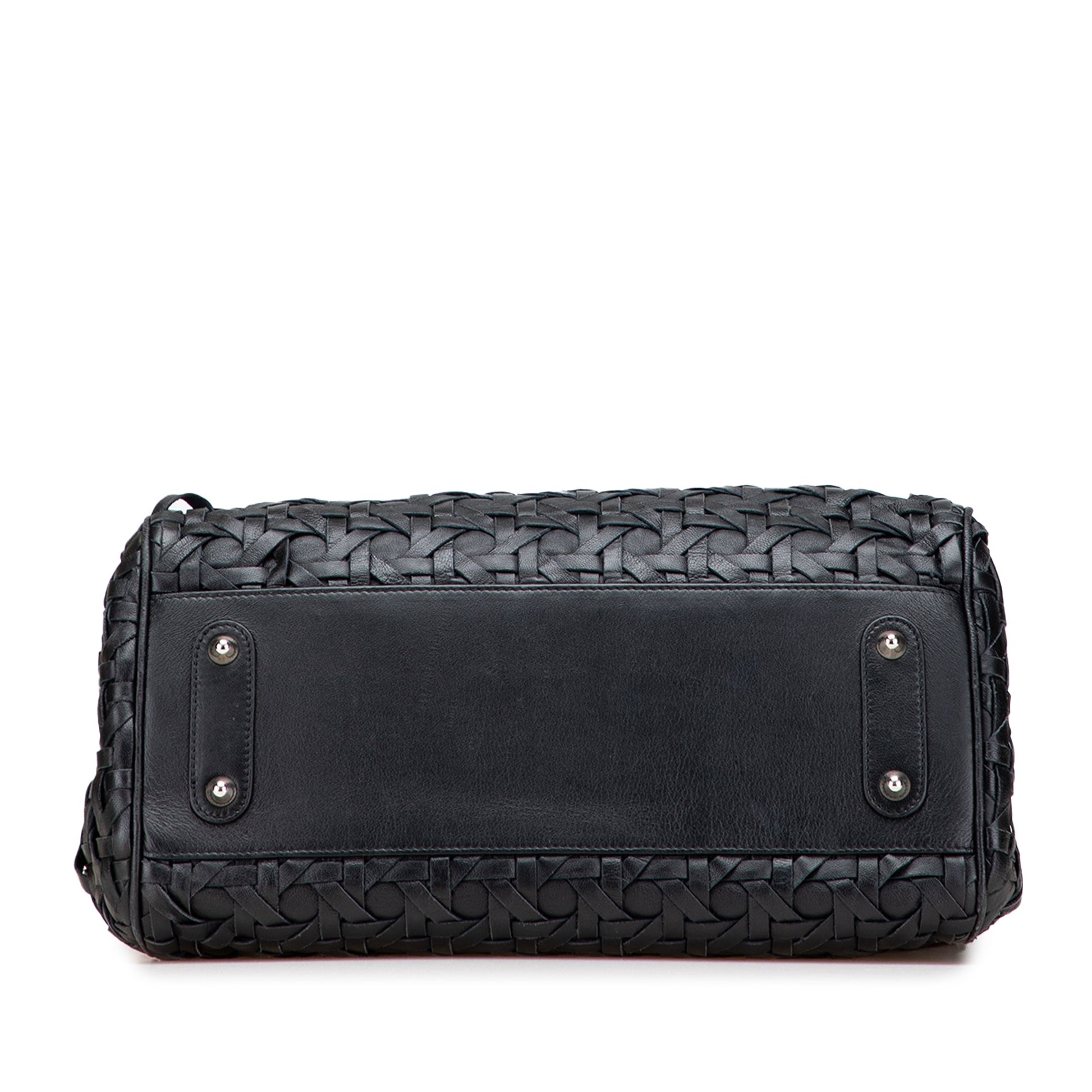 Dior Woven Lambskin Lady Dior Avenue Tote