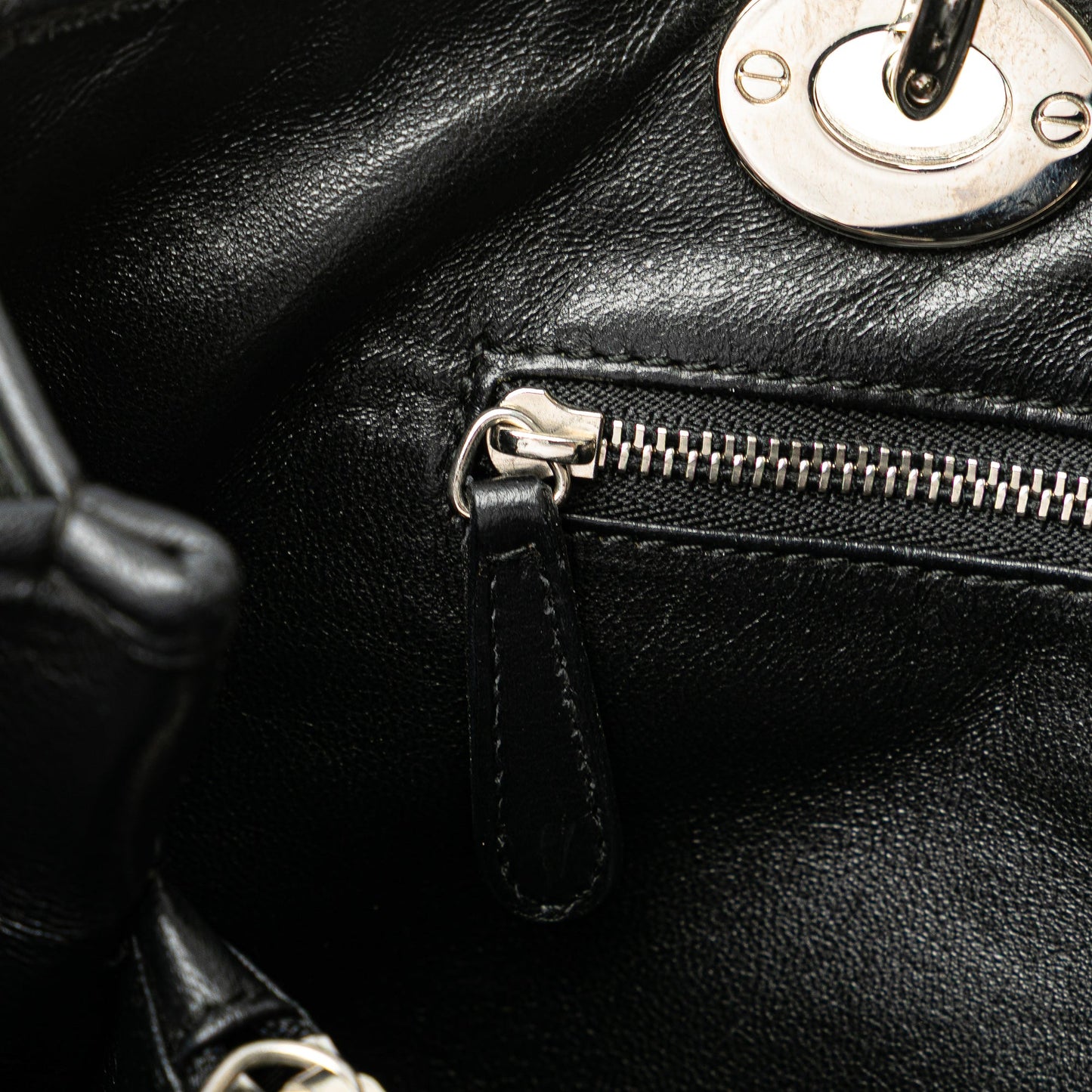 Dior Woven Lambskin Lady Dior Avenue Tote