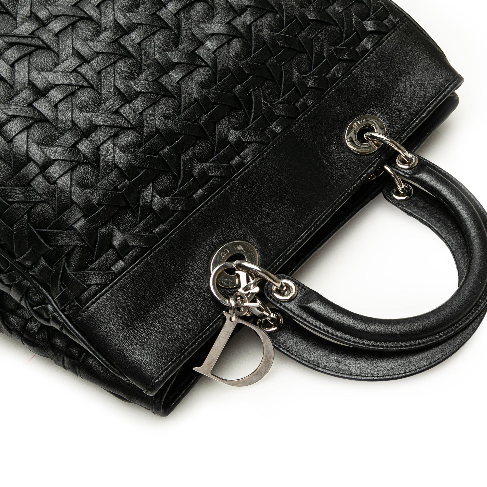 Dior Woven Lambskin Lady Dior Avenue Tote