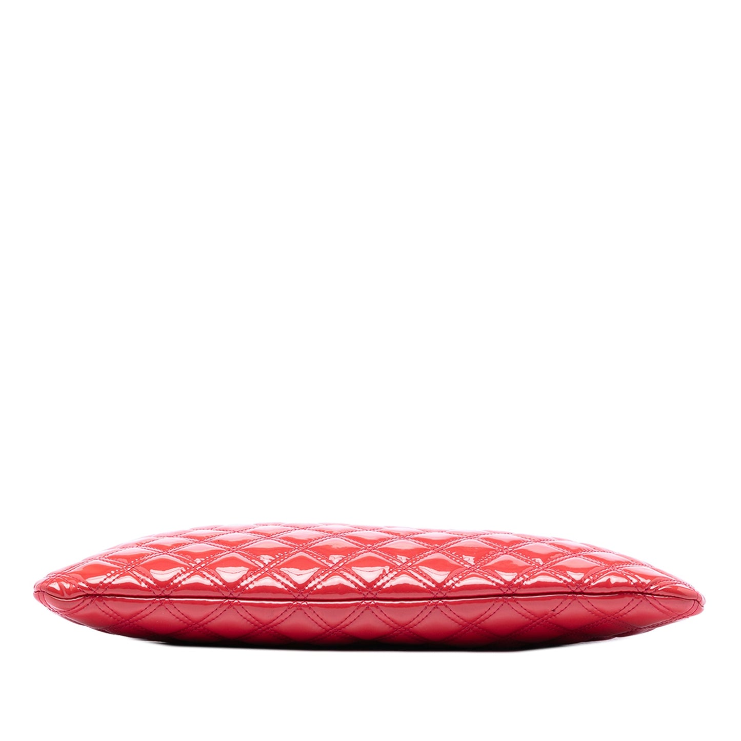 Chanel Large Quilted Patent O Case Clutch