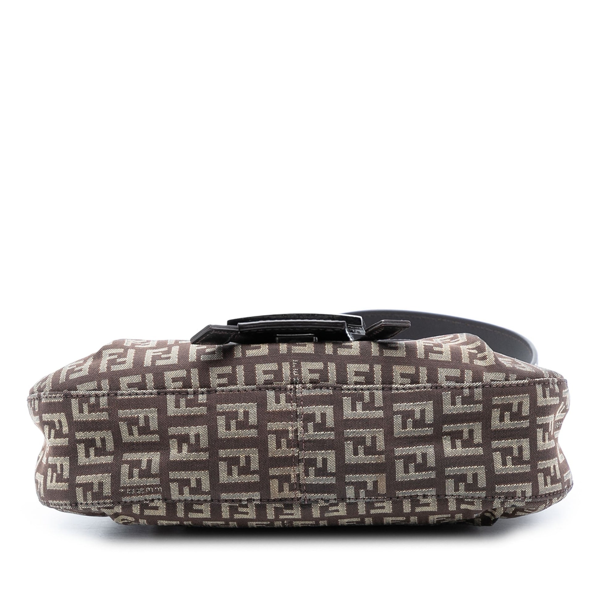 Fendi Zucchino Canvas Drawstring Shoulder Bag