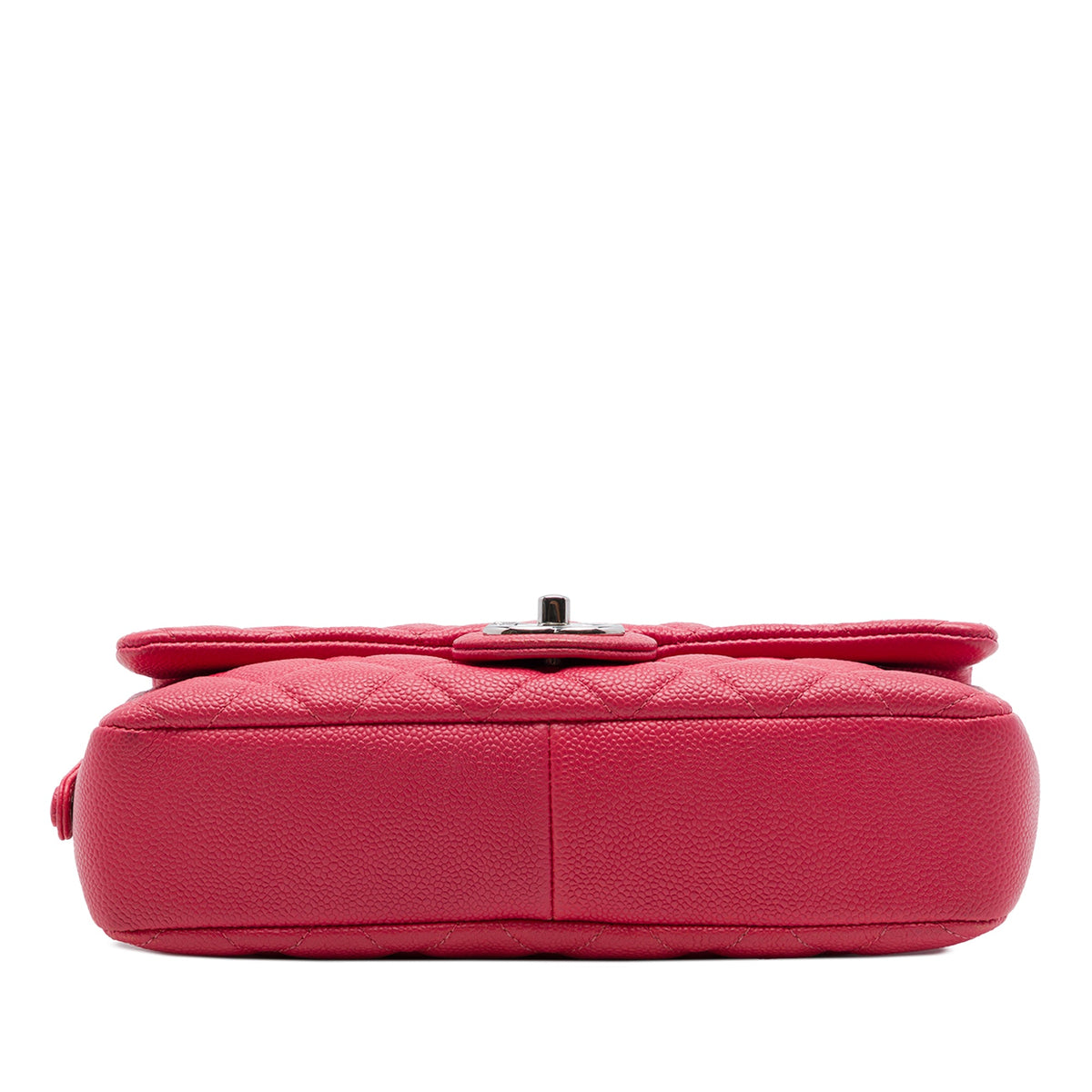 Chanel Medium Quilted Caviar Easy Flap — Pink