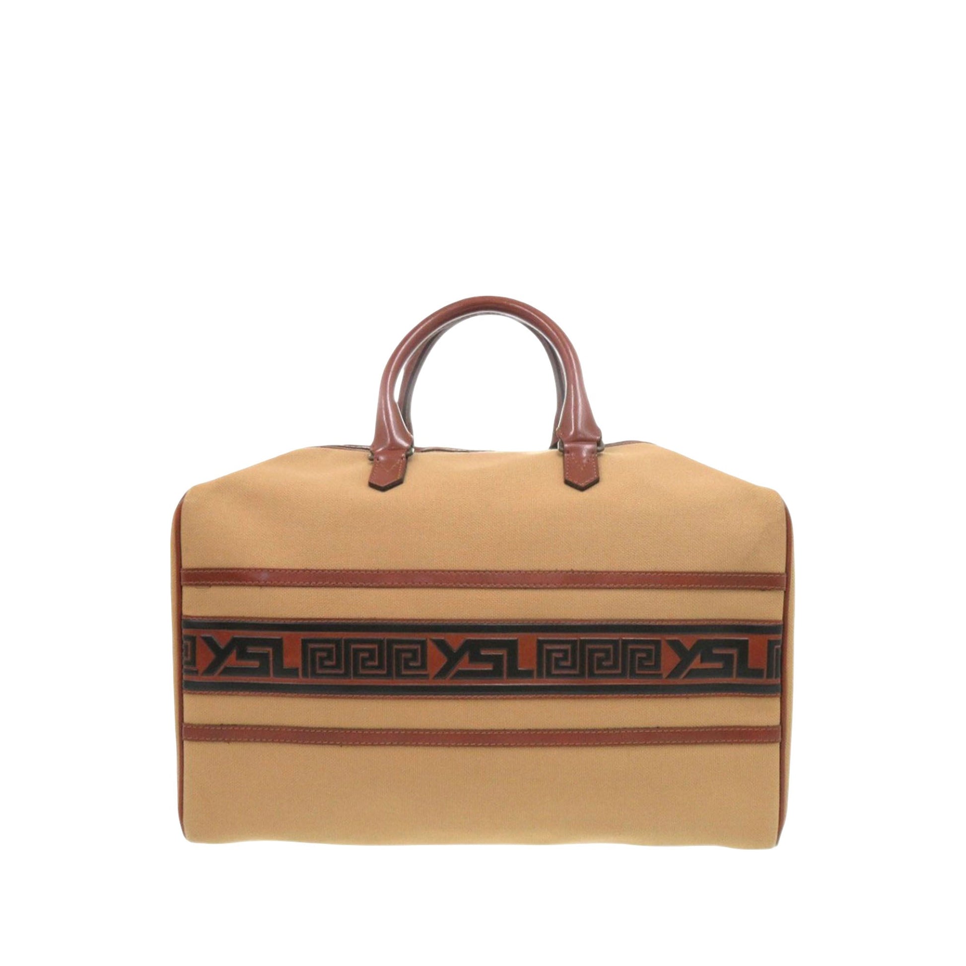 Saint Laurent Canvas Boston Bag