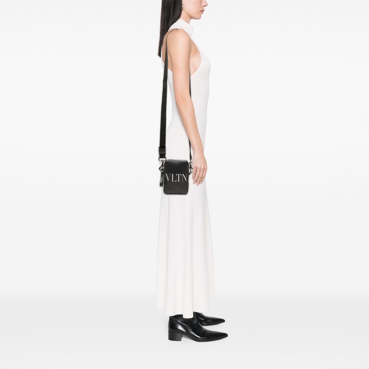 Valentino Small Leather VLTN Crossbody