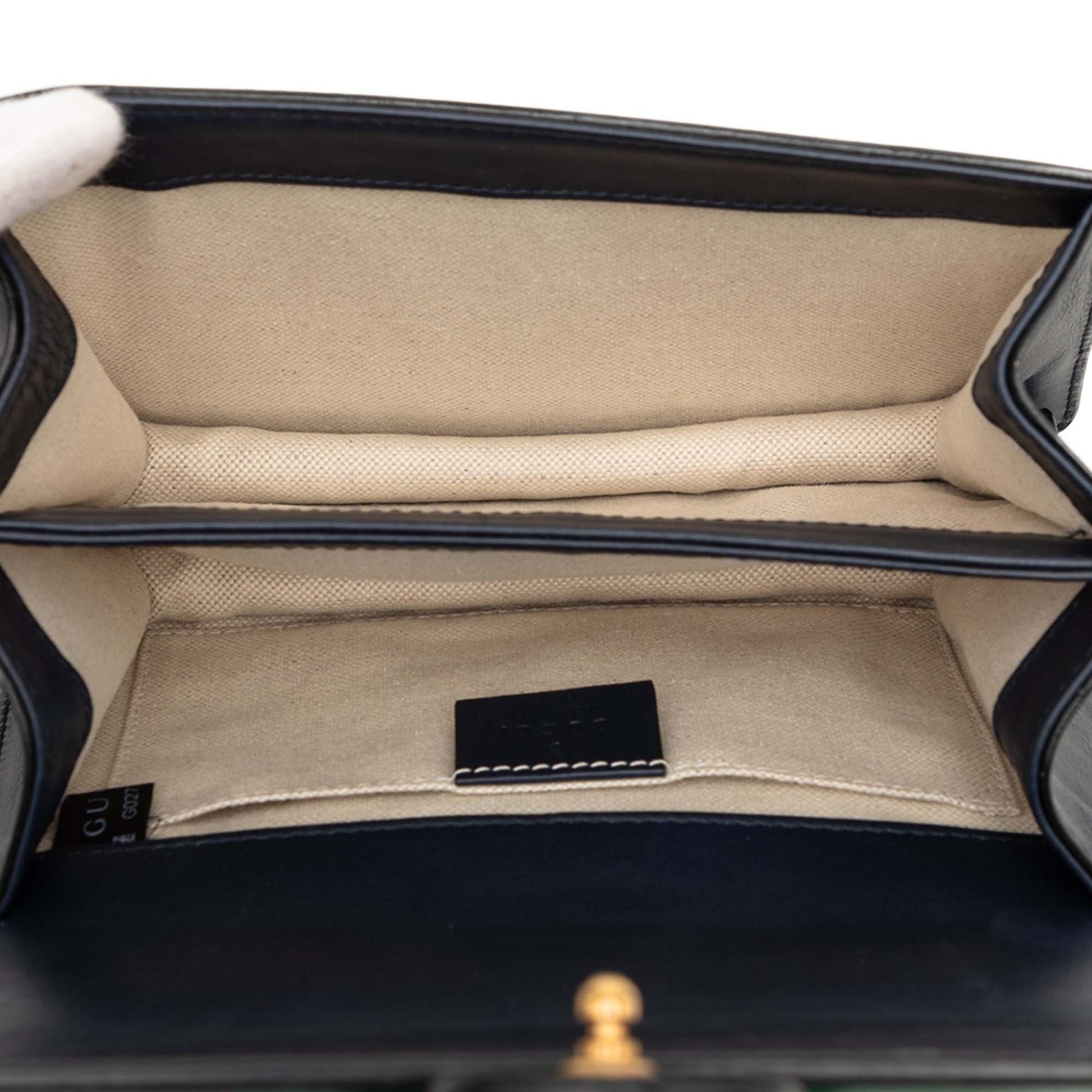 Gucci Mini Calfskin Web Bamboo Dionysus Satchel