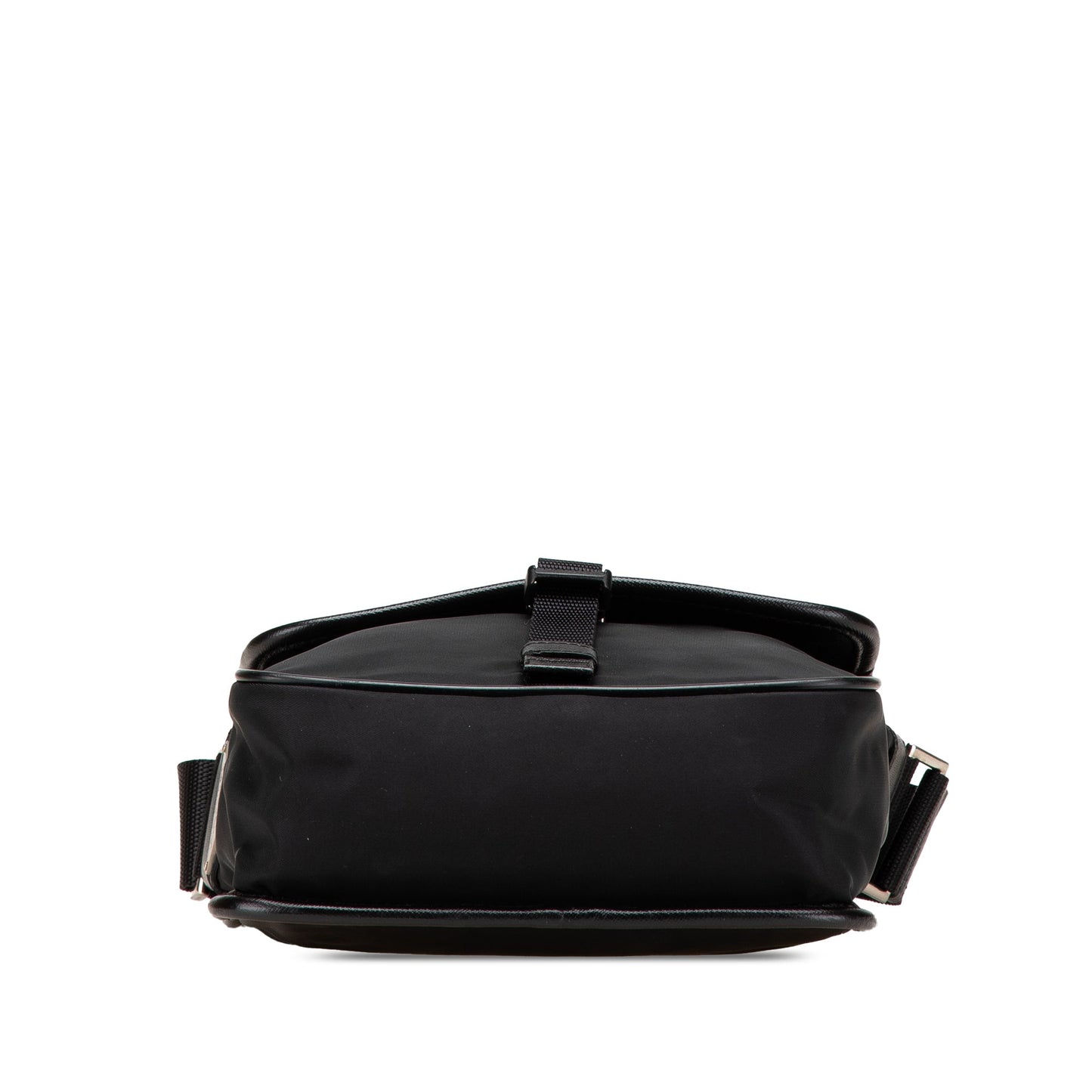 Prada Tessuto Buckle Messenger Bag