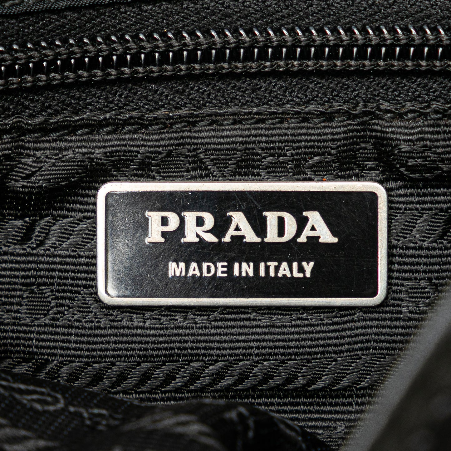 Prada Tessuto Buckle Messenger Bag