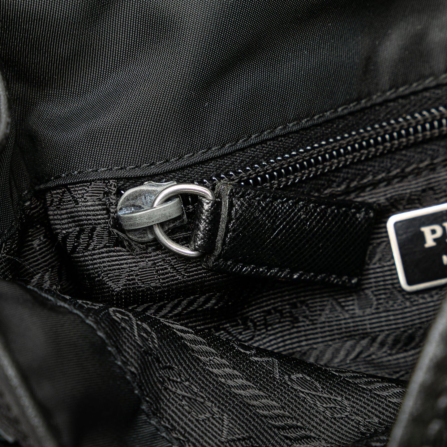Prada Tessuto Buckle Messenger Bag
