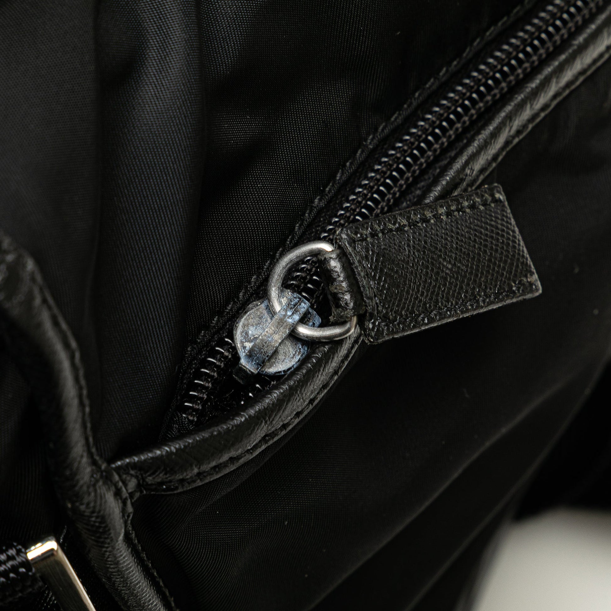 Prada Tessuto Buckle Messenger Bag
