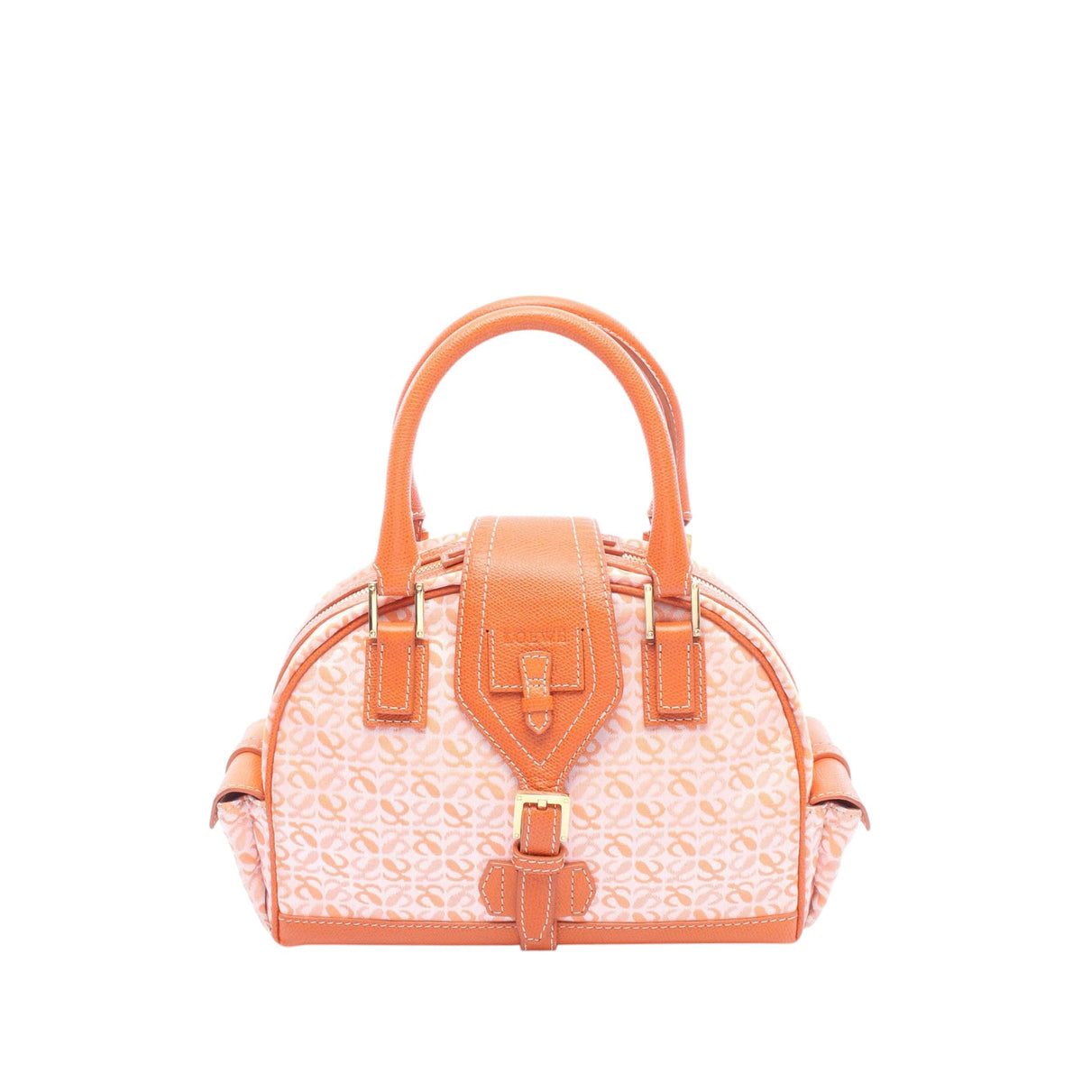 LOEWE Small Anagram Canvas Bowling Bag