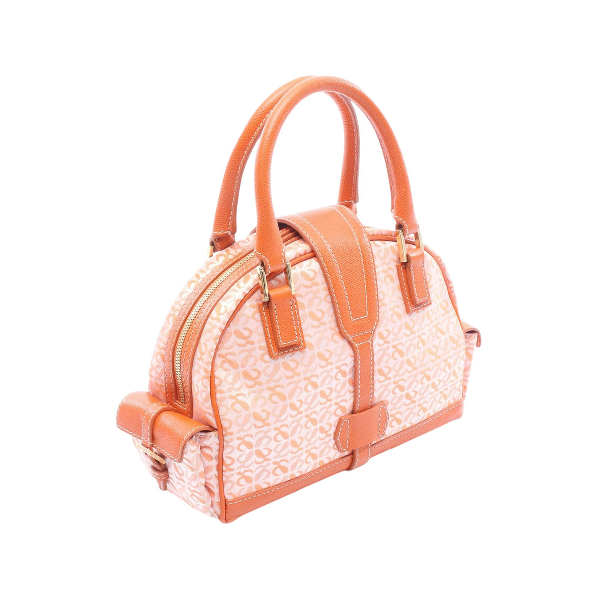 LOEWE Small Anagram Canvas Bowling Bag