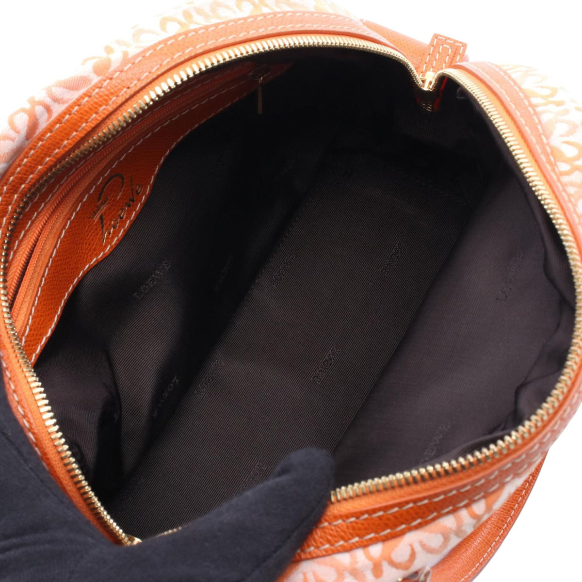 LOEWE Small Anagram Canvas Bowling Bag