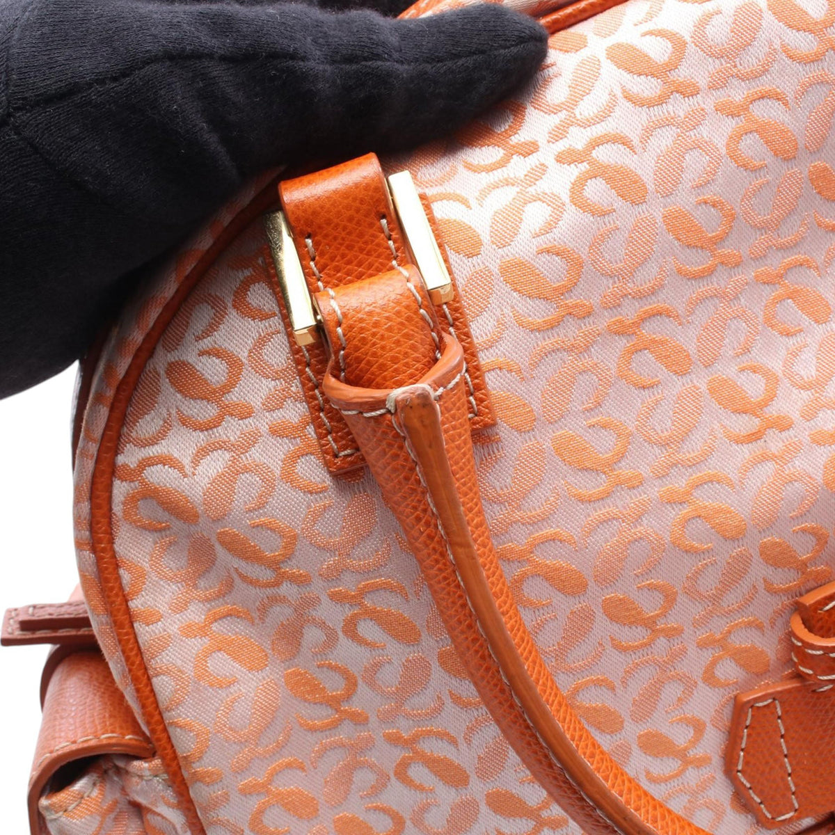 LOEWE Small Anagram Canvas Bowling Bag