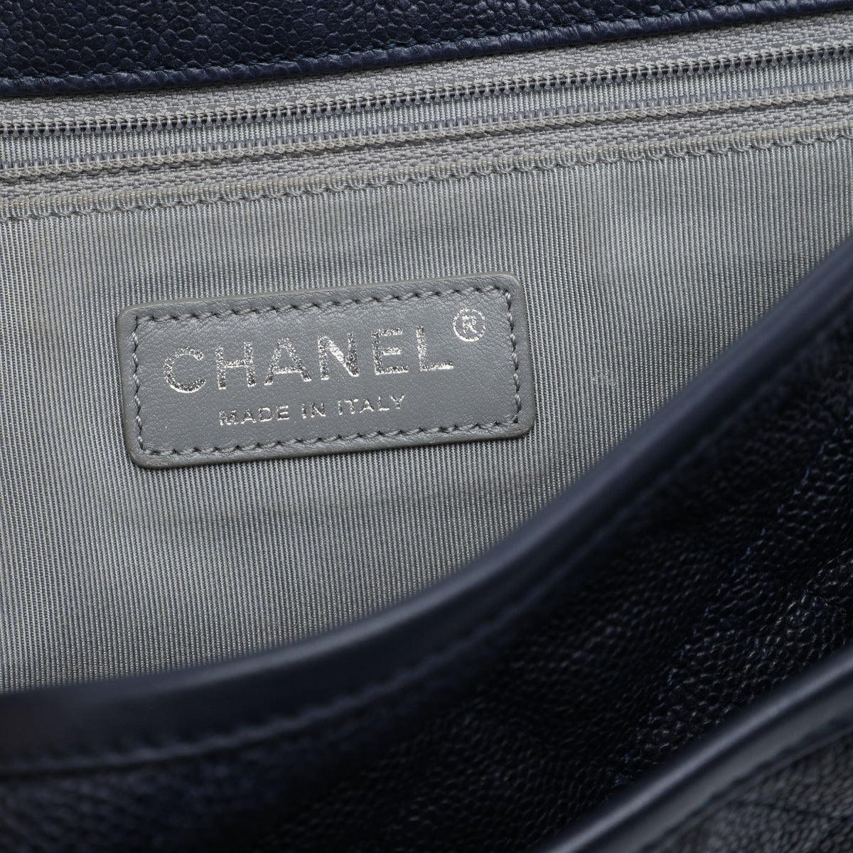 Chanel Medium Quilted Caviar French Riviera Flap