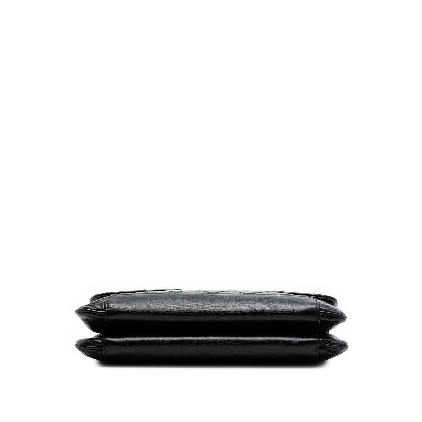 Chanel CC Quilted Glazed Calfskin Flap