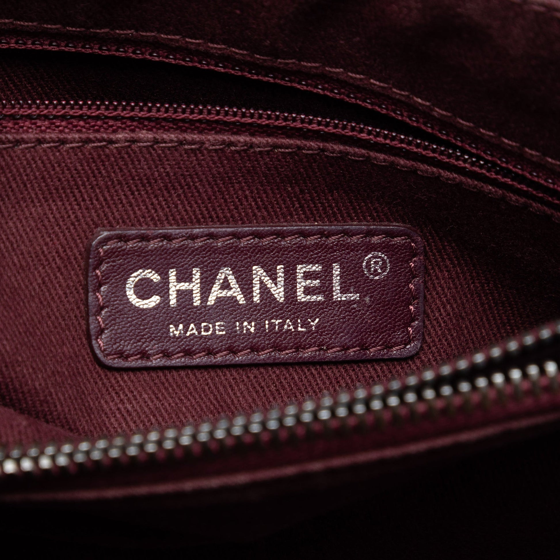 Chanel CC Quilted Glazed Calfskin Flap