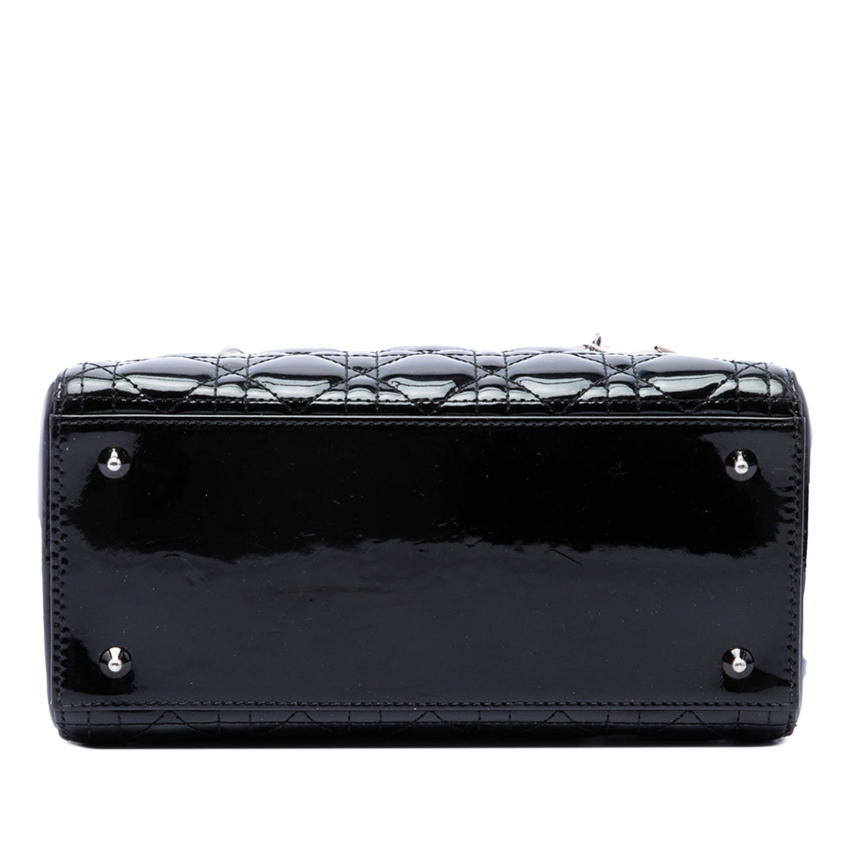 Dior Medium Patent Cannage Lady Dior