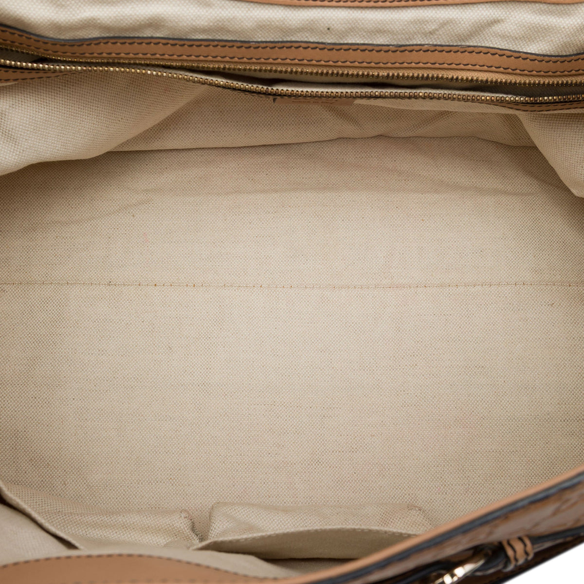 Gucci Large Guccissima Emily Tote — Brown