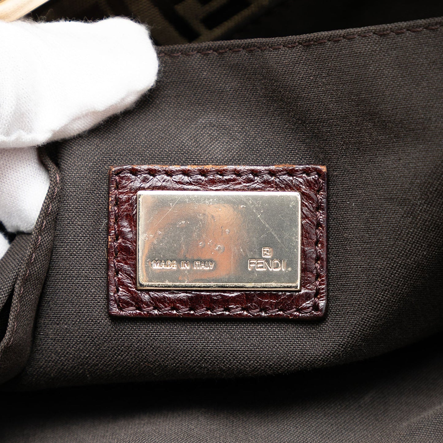Fendi Zucchino Canvas Tote