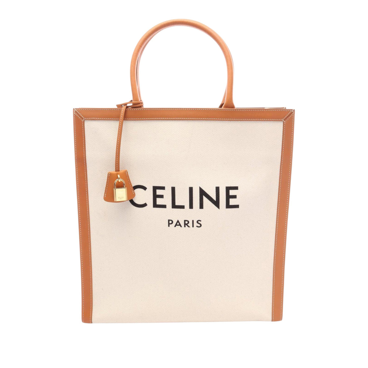 Celine Vertical Cabas Tote — White