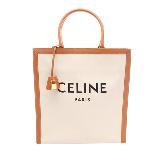 Celine Vertical Cabas Tote — White