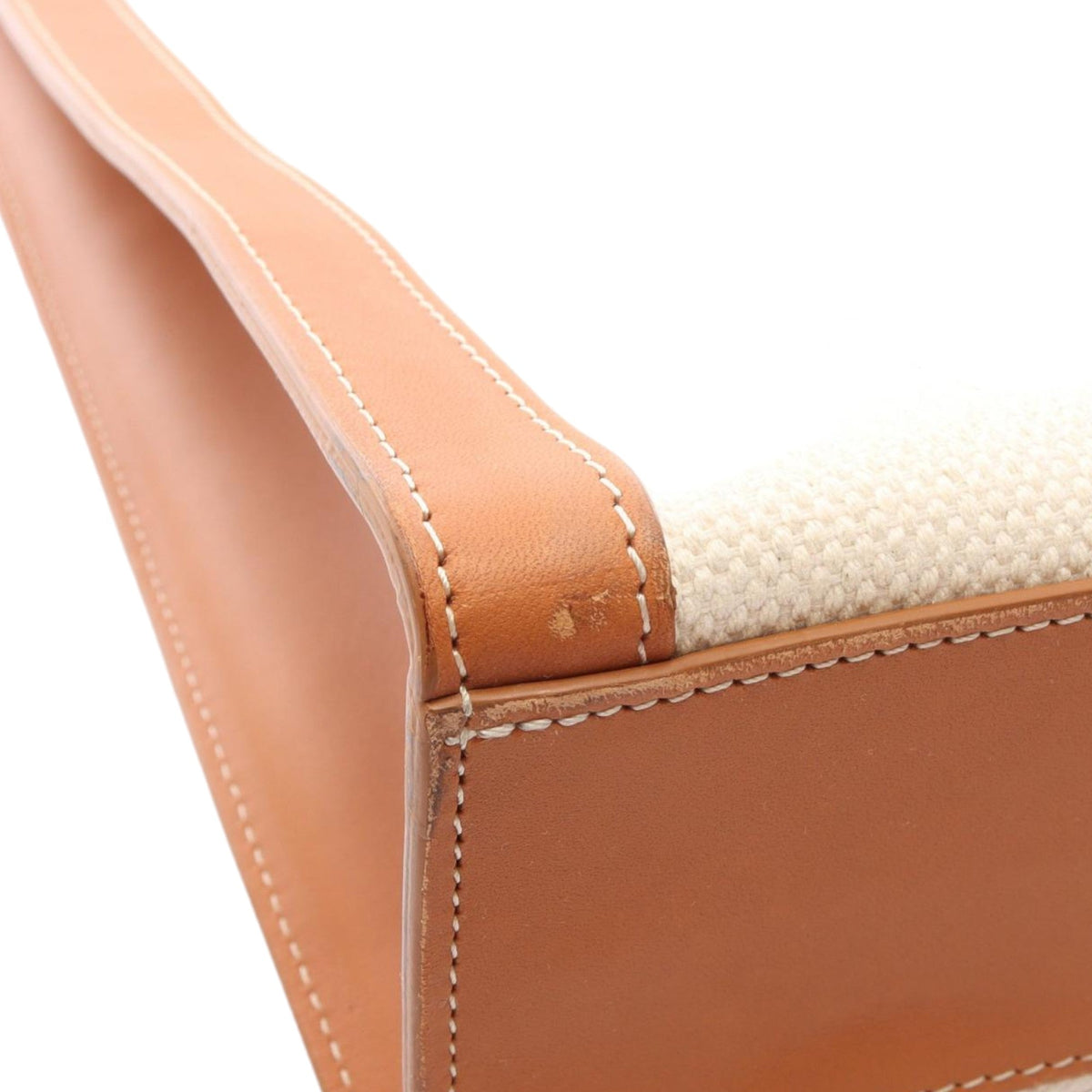 Celine Vertical Cabas Tote — White
