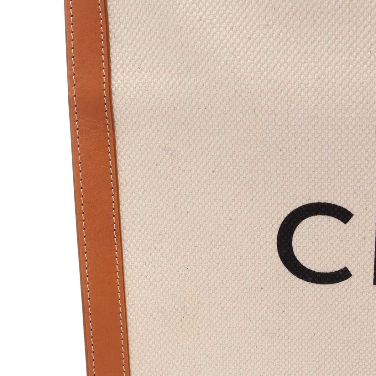 Celine Vertical Cabas Tote — White
