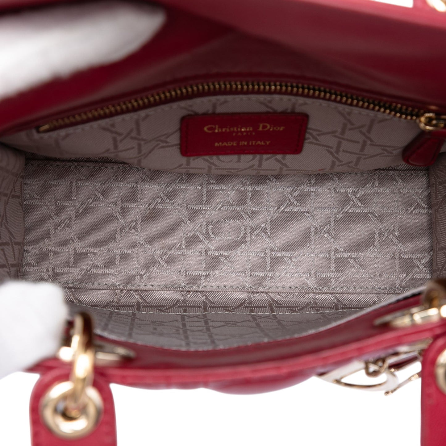 Dior Small Lambskin Cannage My ABCDior Lady Dior