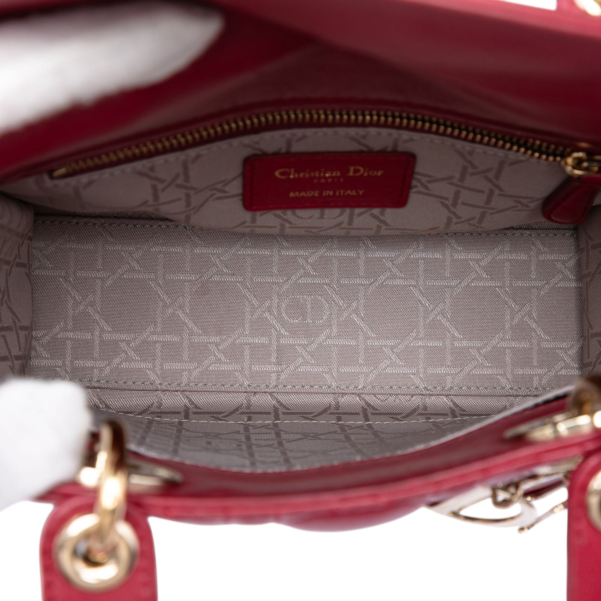 Dior Small Lambskin Cannage My ABCDior Lady Dior