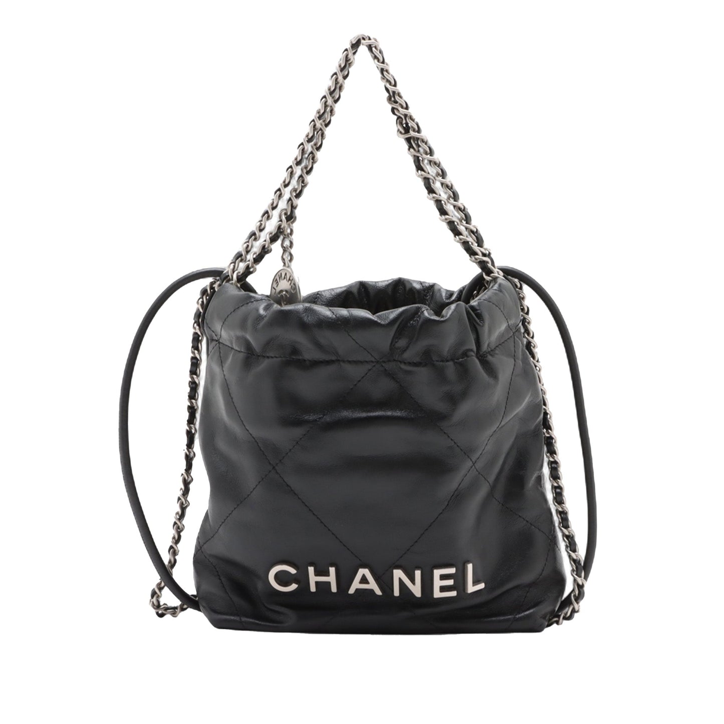 Chanel Mini Shiny Calfskin 22 Handbag