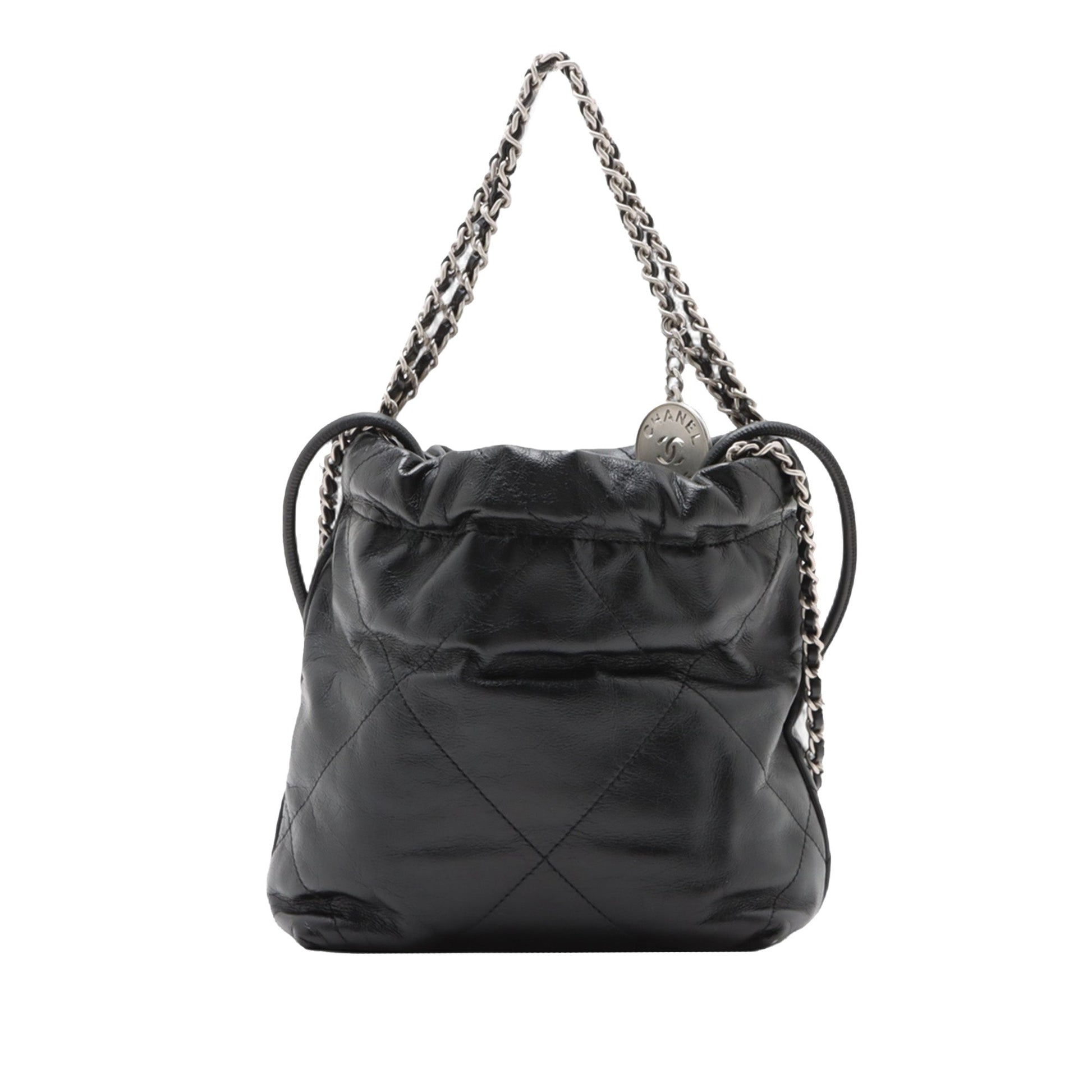 Chanel Mini Shiny Calfskin 22 Handbag