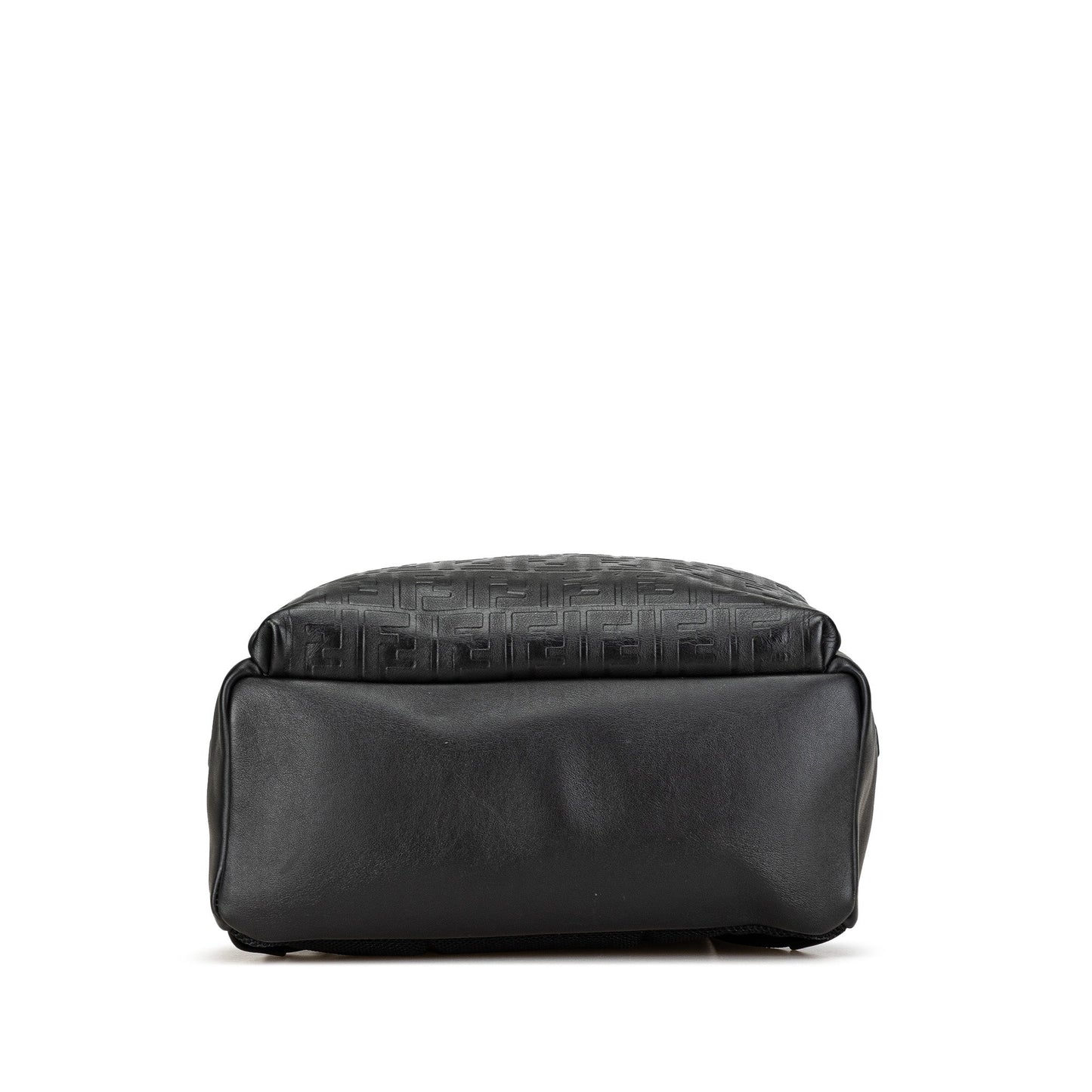 Fendi Vitello Grace Zucca Embossed Leather Backpack