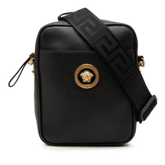Versace Leather Medusa Crossbody