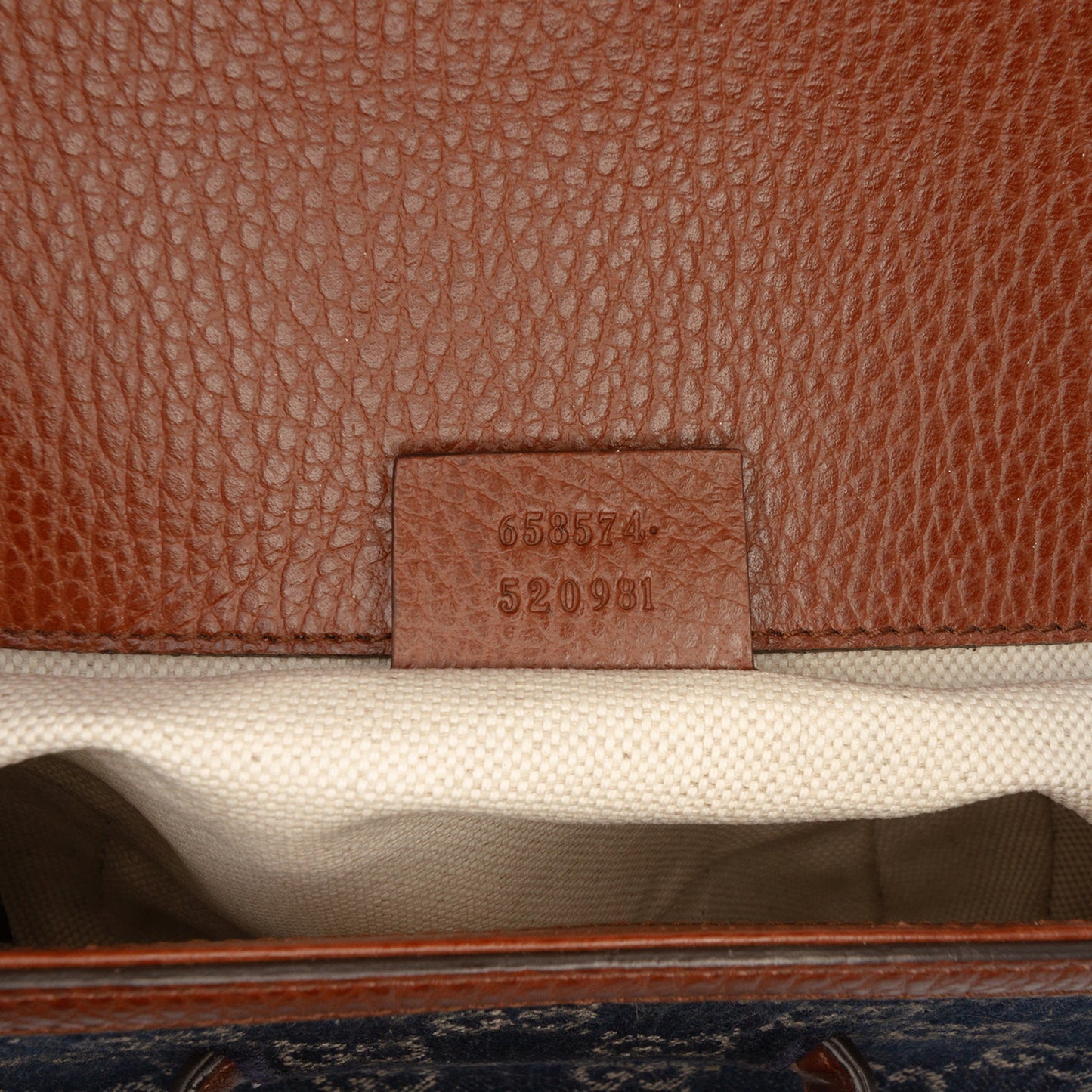 Gucci Small GG Denim Web Horsebit 1955 Crossbody