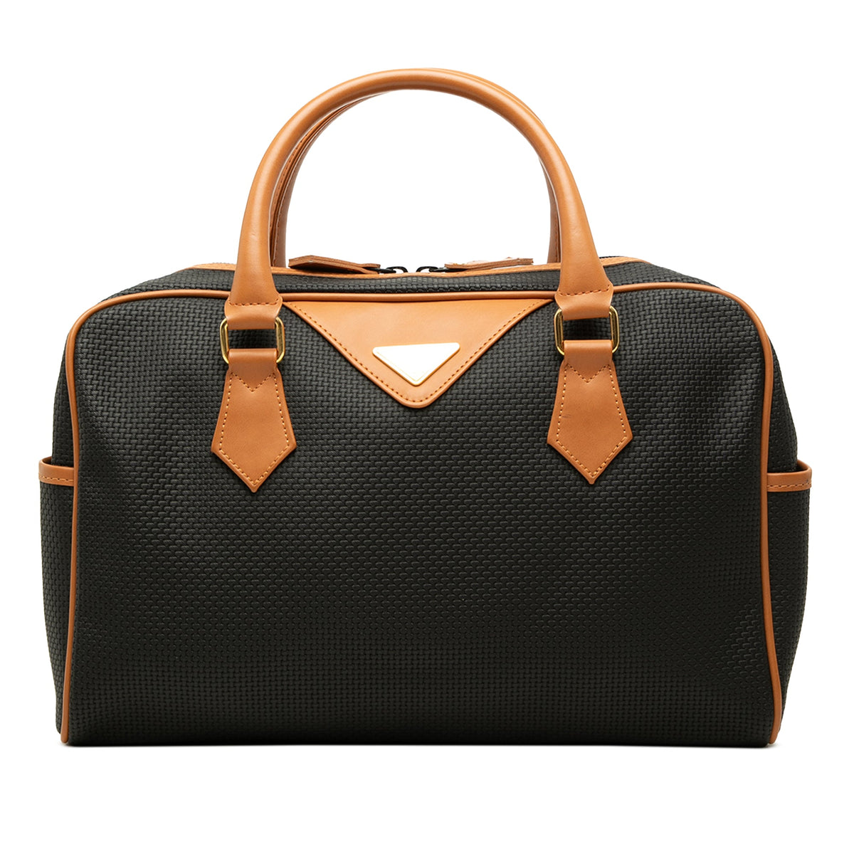 Saint Laurent PVC Boston Bag — Black