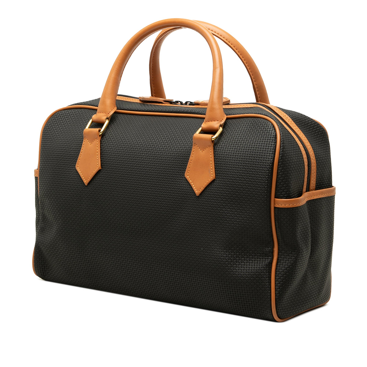Saint Laurent PVC Boston Bag — Black