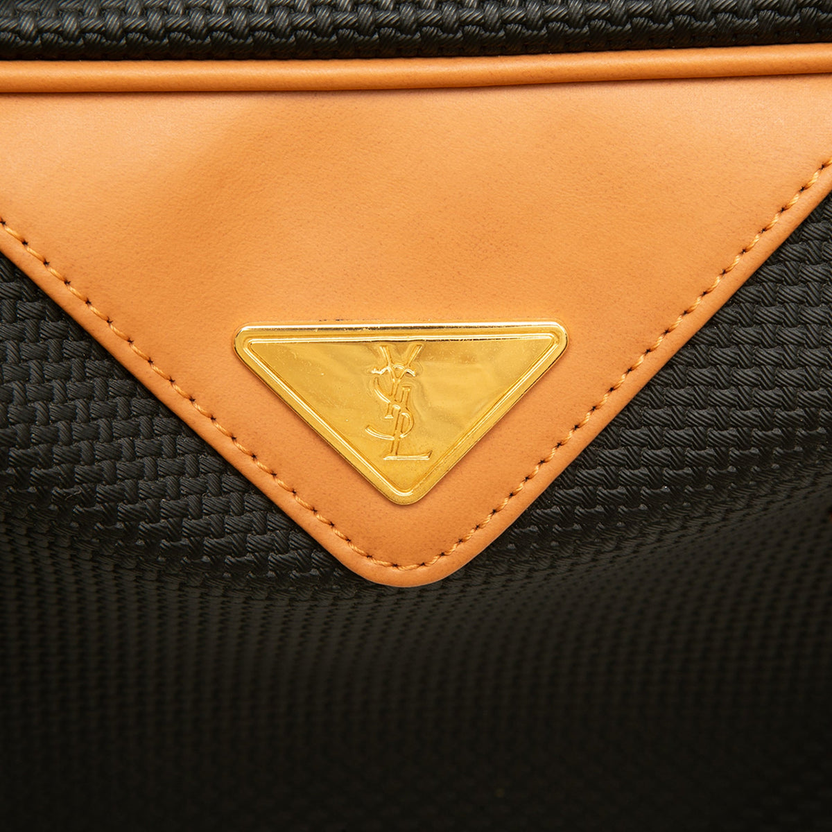 Saint Laurent PVC Boston Bag — Black