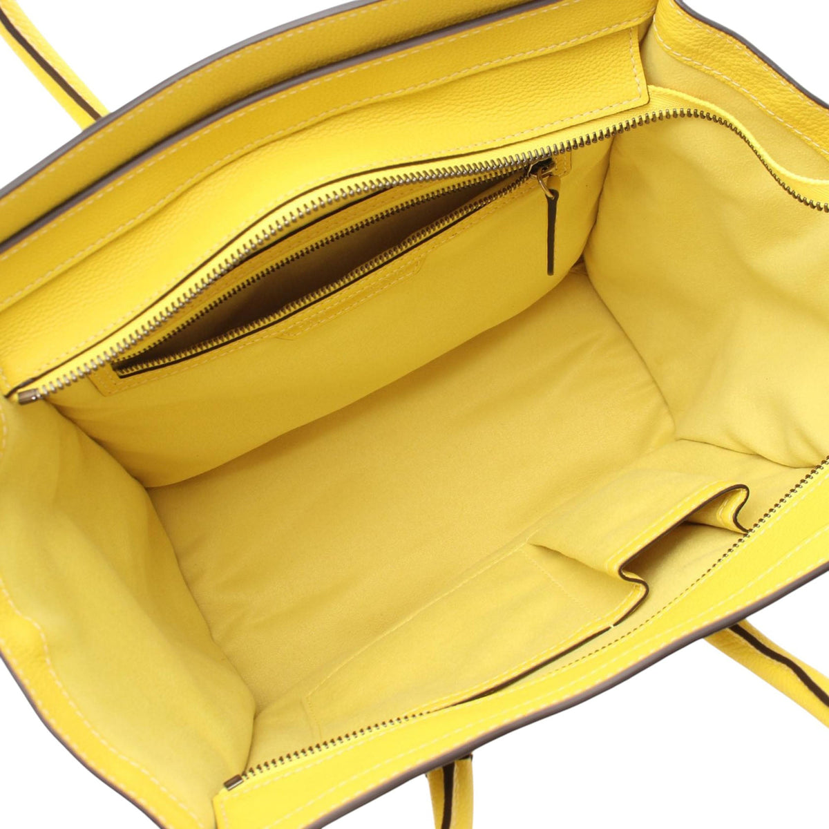 Celine Mini Leather Luggage Tote