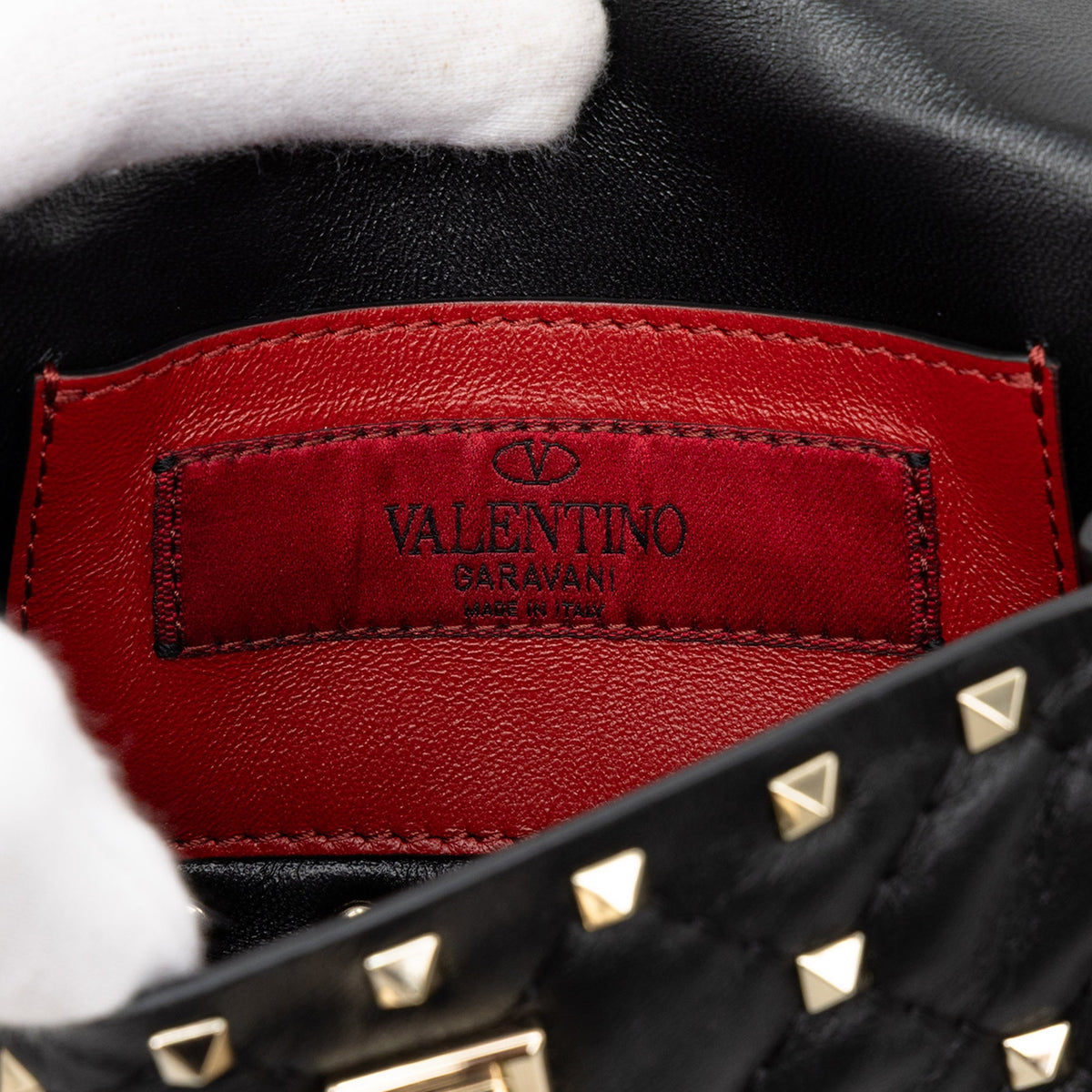 Valentino Nappa Rockstud Spike Crossbody