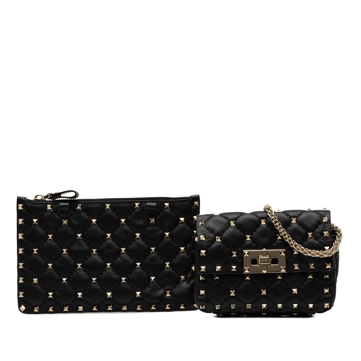Valentino Nappa Rockstud Spike Crossbody