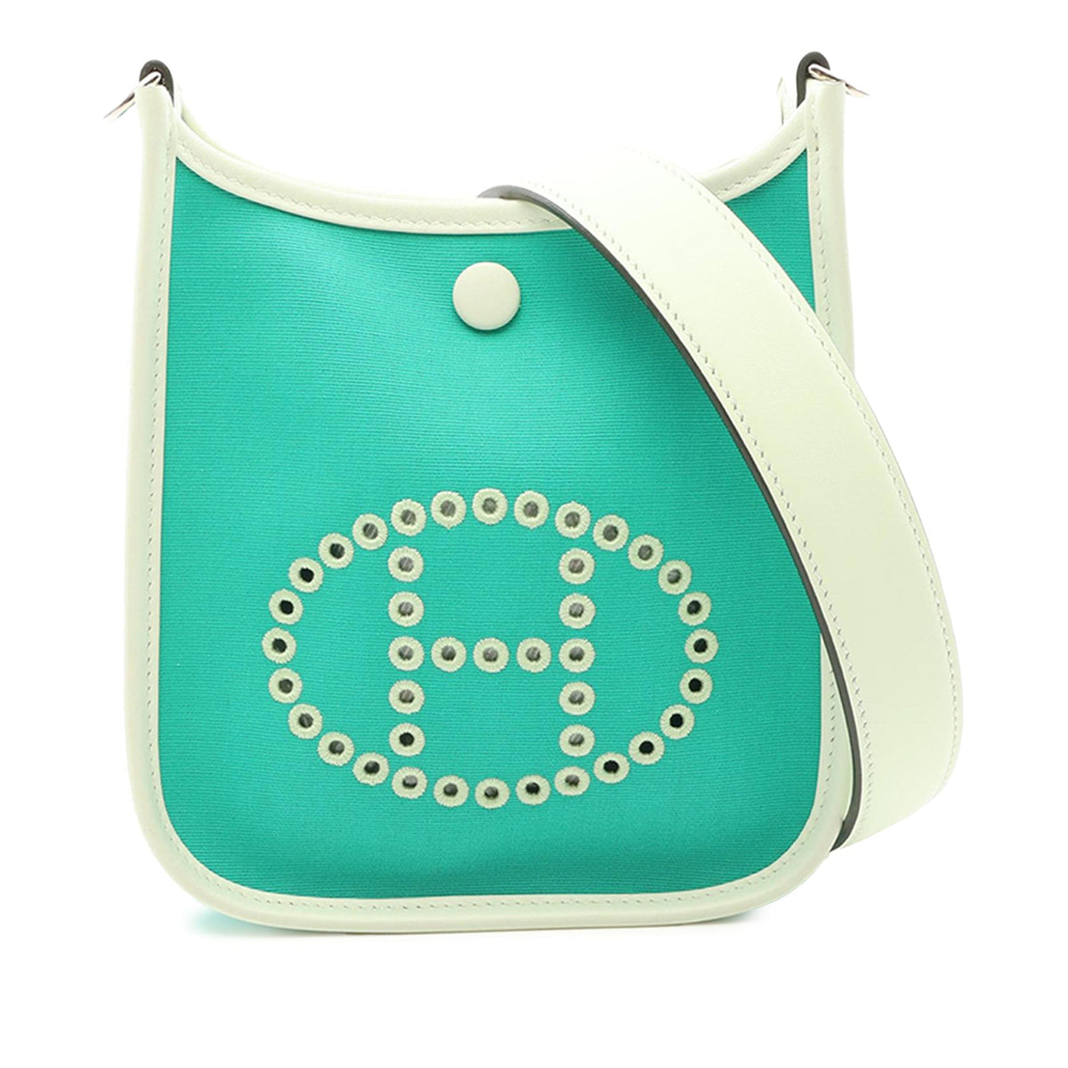 Hermès Toile Officier and Swift Neo Evelyne 16 — Green