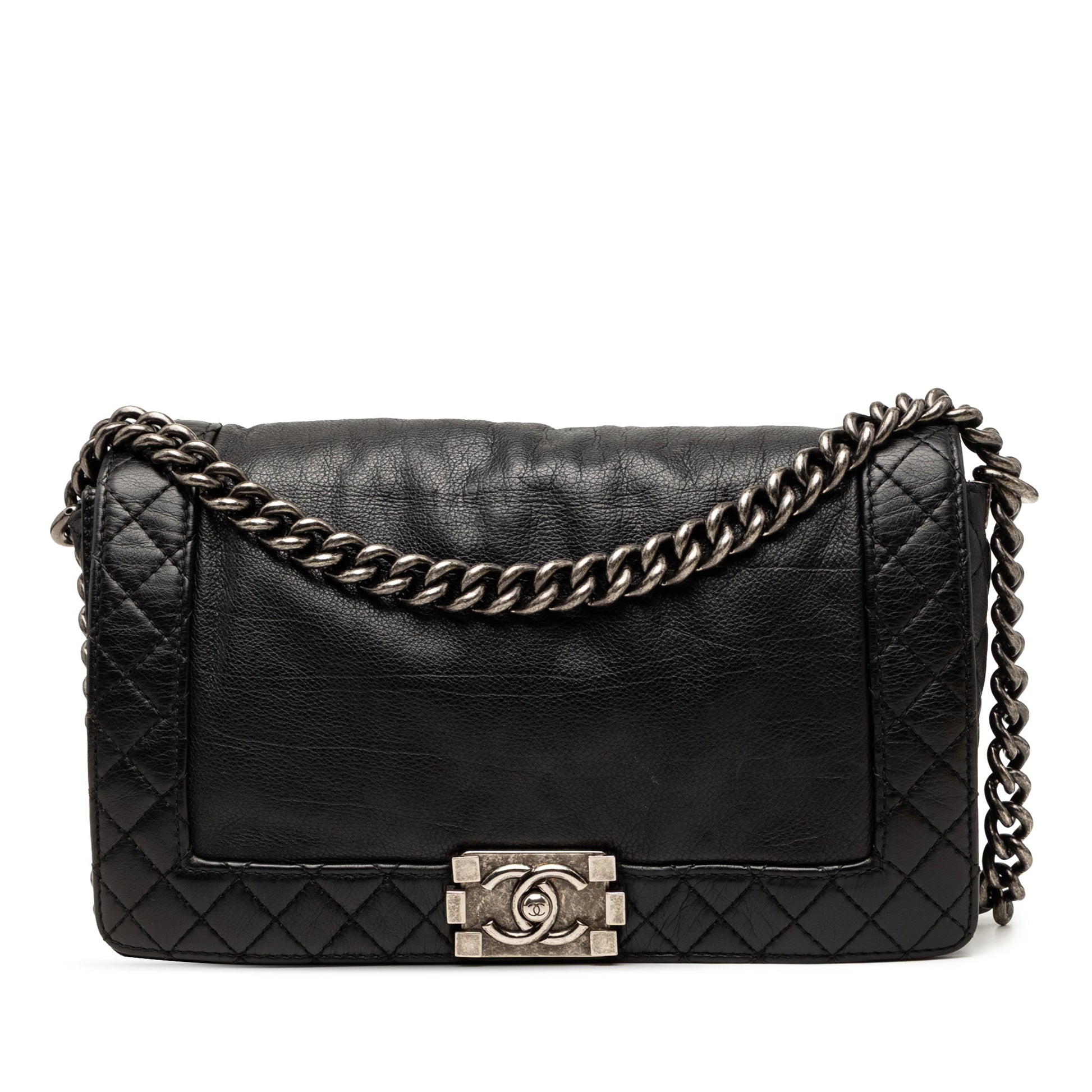 Chanel Medium Calfskin Boy Reverso Flap