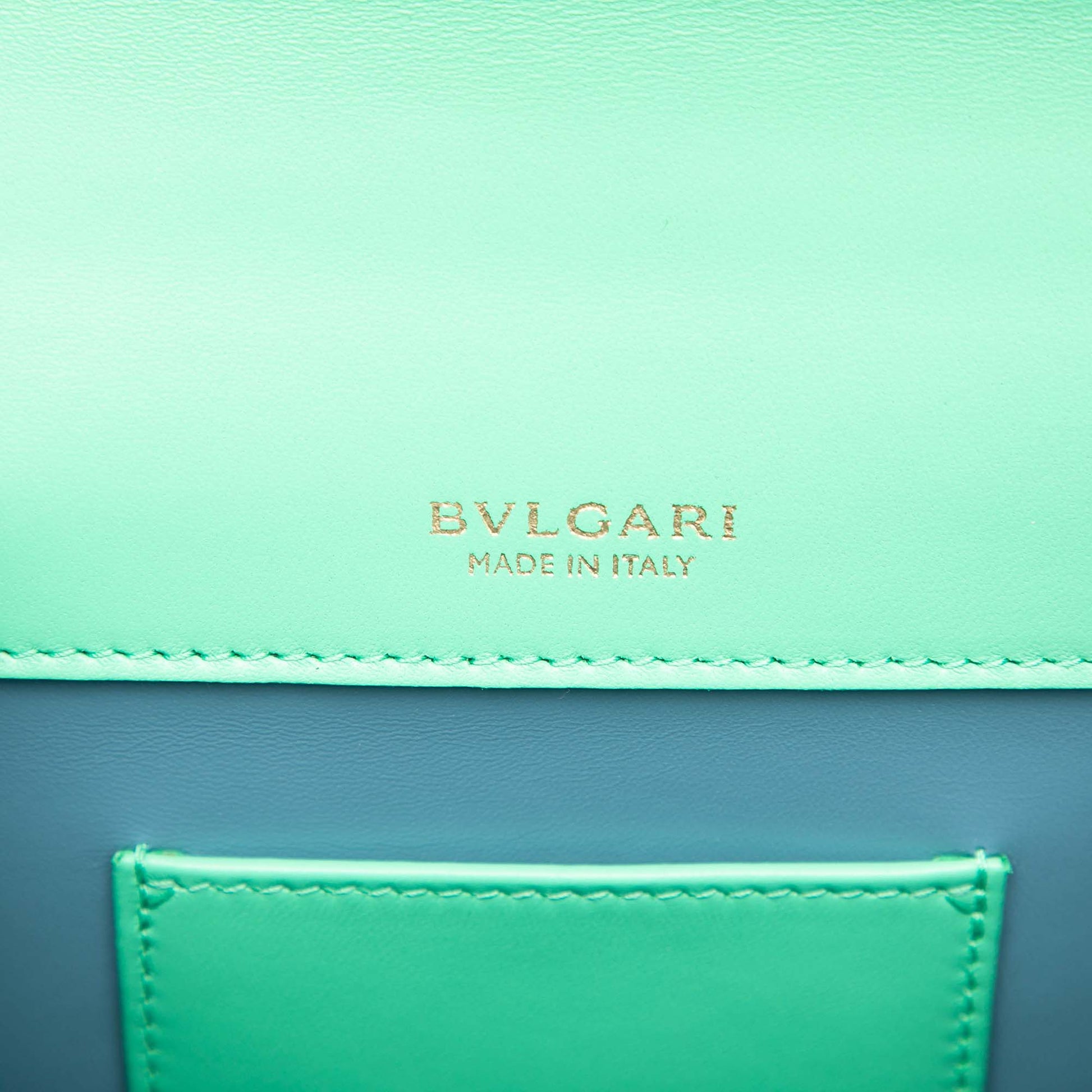 Bvlgari Leather Serpenti Forever Maxi Chain Top Handle Bag